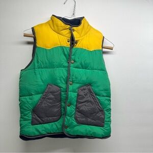 Mini Boden kids Colorful Puffer Vest size 7-8Y